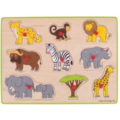 Puzzle din lemn incastru - Safari