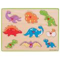 BIGJIGS Toys Puzzle din lemn incastru - Dinozauri