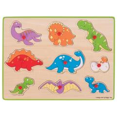Puzzle din lemn incastru - Dinozauri