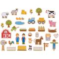 BIGJIGS Toys Set magnetic - Ferma
