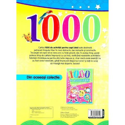 GIRASOL 1000 de activitati pentru copii isteti 1