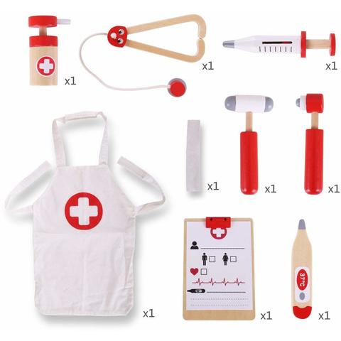 BIGJIGS Toys Setul micutului doctor
