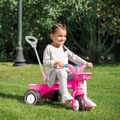 DOLU Prima mea tricicleta roz cu maner - Unicorn