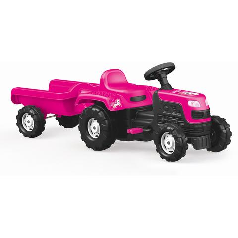 DOLU Tractor cu pedale si remorca - Unicorn