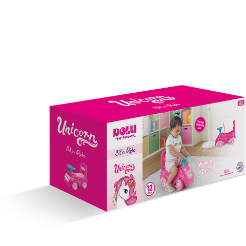 DOLU Prima mea masinuta roz - Unicorn