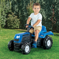 DOLU Tractor cu pedale - albastru