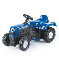 Tractor cu pedale - albastru