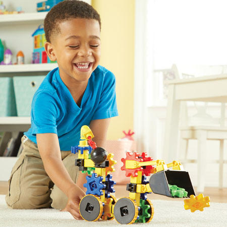 Learning Resources Set de constructie - Gears! Primul meu buldozer