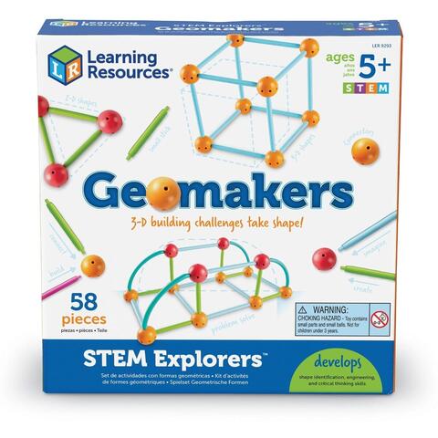 Learning Resources Set constructie - Forme 3D - Explorers