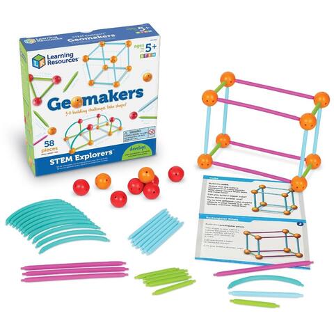 Learning Resources Set constructie - Forme 3D - Explorers