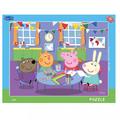 Dino Puzzle cu rama - Purcelusa Peppa (40 piese)