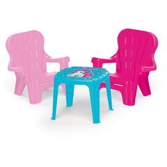 Set de masa cu scaune - Unicorn