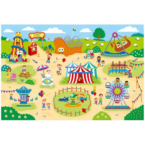 Galt Puzzle Podea: Parcul de distractii (30 piese)