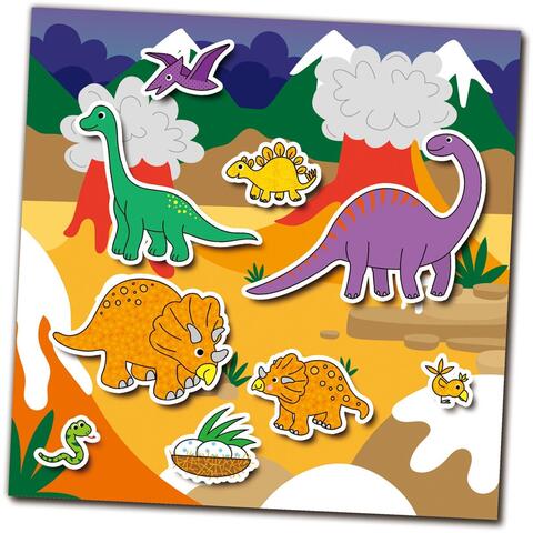 Galt Cartea mea cu stickere - Dinozauri