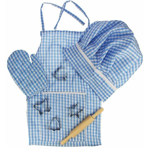 BIGJIGS Toys Set sortulet si accesorii - Albastru