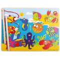 BIGJIGS Toys Joc de pescuit magnetic - Animalutele marine