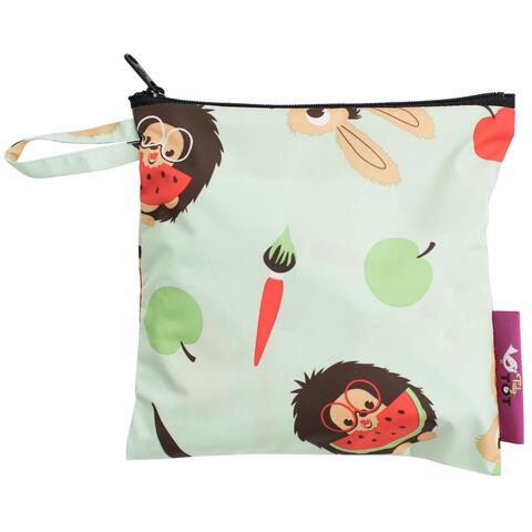 TIDY TOT Baveta lunga cu buzunar - Animalute din padure