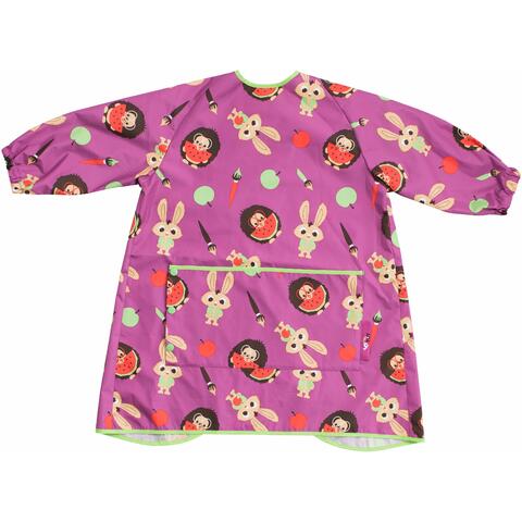 TIDY TOT Baveta lunga cu buzunar - Animalute vesele