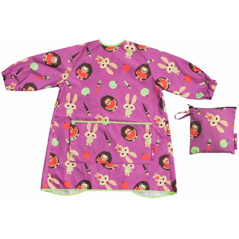 TIDY TOT Baveta lunga cu buzunar - Animalute vesele