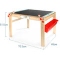 Topbright Tabla magnetica 2 in 1 convertibila