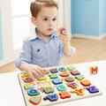 Topbright Puzzle din lemn - Litere si animalute