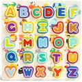 Topbright Puzzle din lemn - Litere si animalute