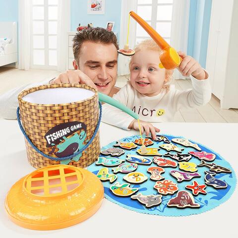 Topbright Joc magnetic de pescuit - 30 piese
