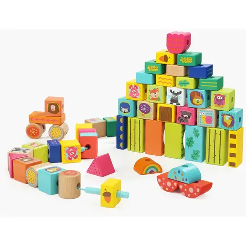 Topbright Set de constructie - Animalute din padure