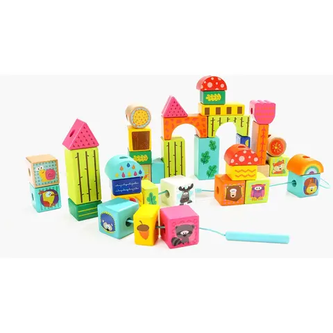 Topbright Set de constructie - Animalute din padure