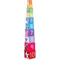BIGJIGS Toys Cuburi de stivuit - Ferma