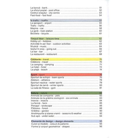Corint Vocabularul de baza in imagini - Limba engleza