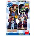 Dino Puzzle 4 in 1 - TOY STORY 4 (4 x 54 piese)