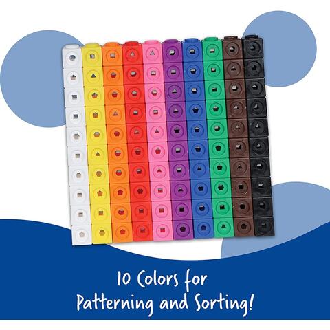 Learning Resources Set 100 piese MathLink®
