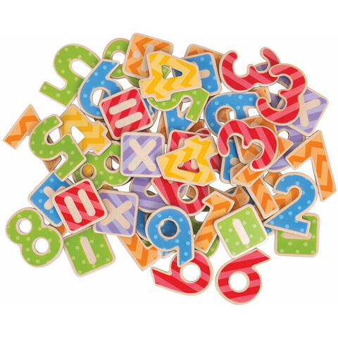 BIGJIGS Toys Set numere magnetice