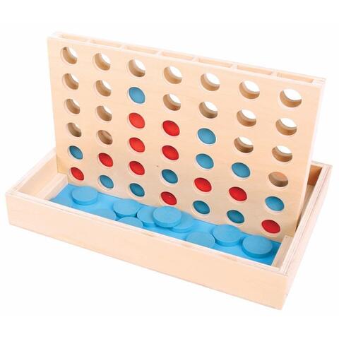 BIGJIGS Toys Joc 4 pe un rand