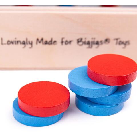 BIGJIGS Toys Joc 4 pe un rand