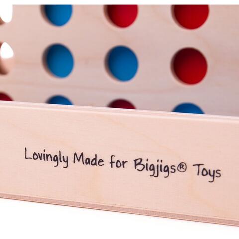 BIGJIGS Toys Joc 4 pe un rand