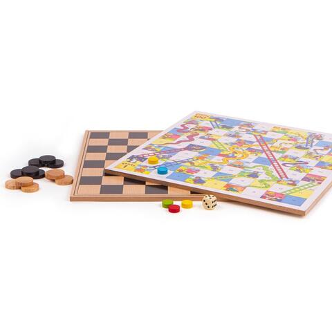 BIGJIGS Toys Joc clasic 4 in 1