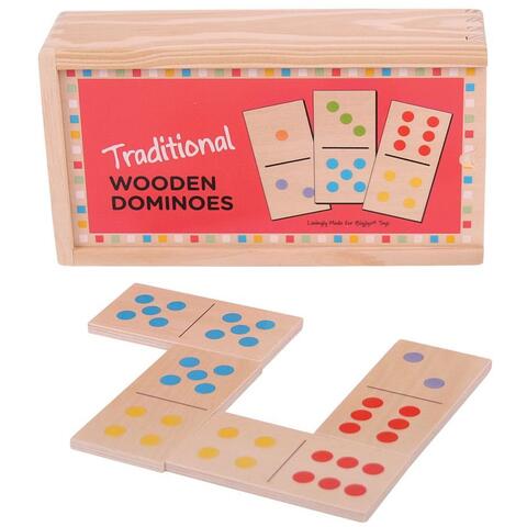 BIGJIGS Toys Joc Domino Clasic