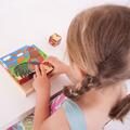 BIGJIGS Toys Puzzle cubic - Animalute de la ferma