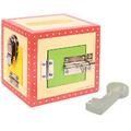 BIGJIGS Toys Cutiuta din lemn cu incuietori