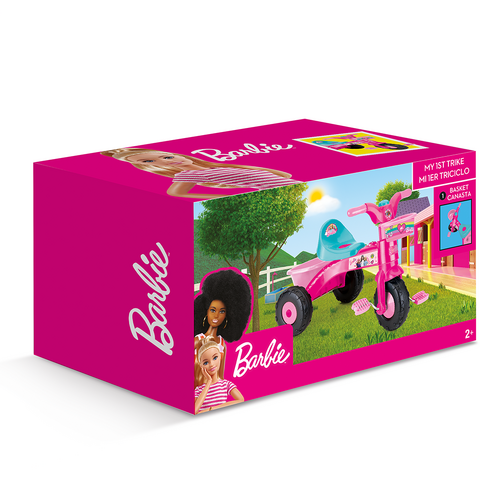 Prima mea tricicleta roz - Barbie