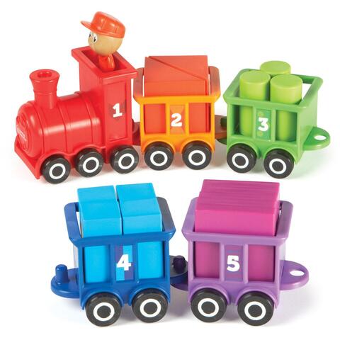 Learning Resources Joc de potrivire - Trenuletul Choo Choo