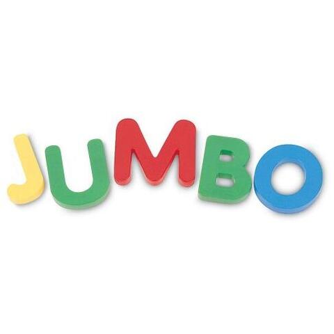 Learning Resources Litere de tipar magnetice "Jumbo" - set de 40 de piese
