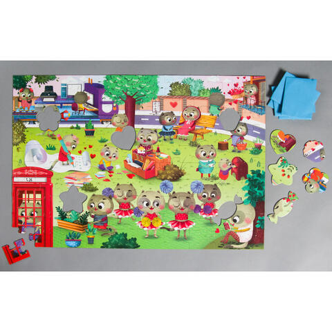 Chalk and Chuckles Puzzle cu surprize – Sarbatoarea prieteniei