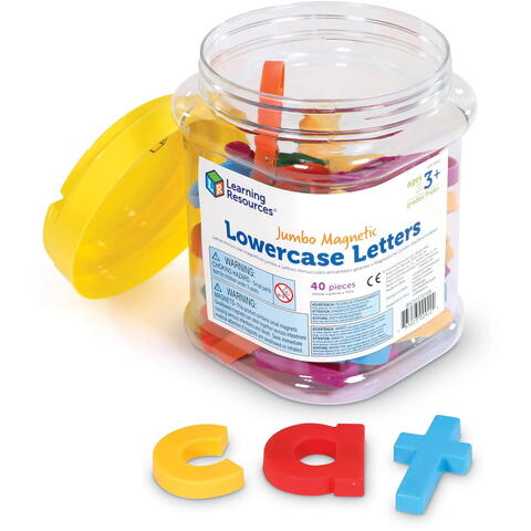Learning Resources Litere magnetice mici de tipar