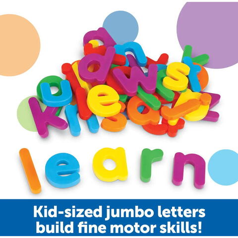 Learning Resources Litere magnetice mici de tipar