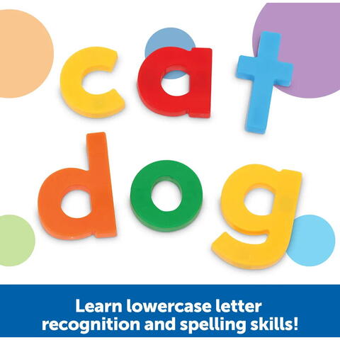 Learning Resources Litere magnetice mici de tipar