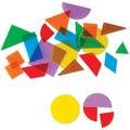 Learning Resources Forme geometrice transparente (408 piese)