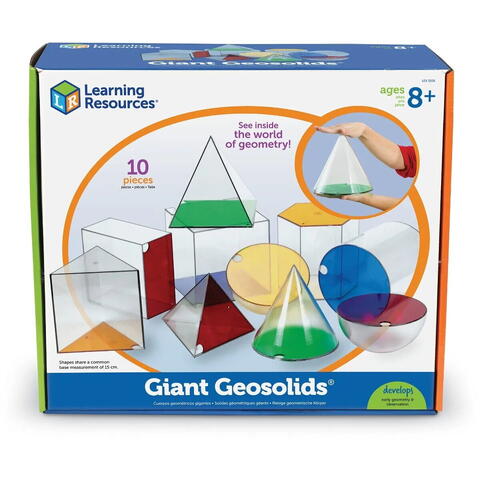 Learning Resources Corpuri geometrice gigant (10 piese)
